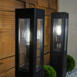 Садовий світильник-стовпчик Lumiled Tilia металевий — 50 см, E27, 230V, класичний стиль