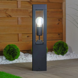 Садовий світильник-стовпчик Lumiled Tilia металевий — 50 см, E27, 230V, класичний стиль