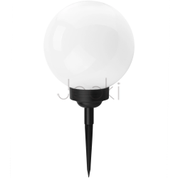 Садова декоративна RGB куля 20 см Lumiled серії Atris — LED світильник на сонячній батареї, IP44