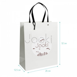Подарочный пакет Jooki M белый