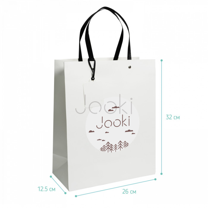 Подарочный пакет Jooki M белый