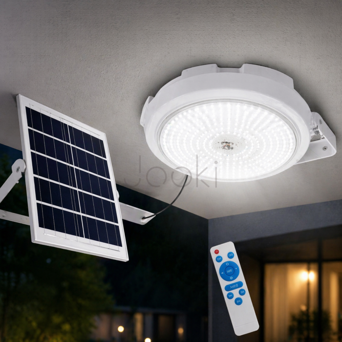 Вуличний LED ліхтар на сонячних батареях прожектор світлодіодний вуличний 200 Вт із сонячною панеллю HP-5-67 Завжди під рукою 
