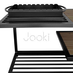 Мангал Jooki Один на 9 шампуров 4мм в стиле LOFT