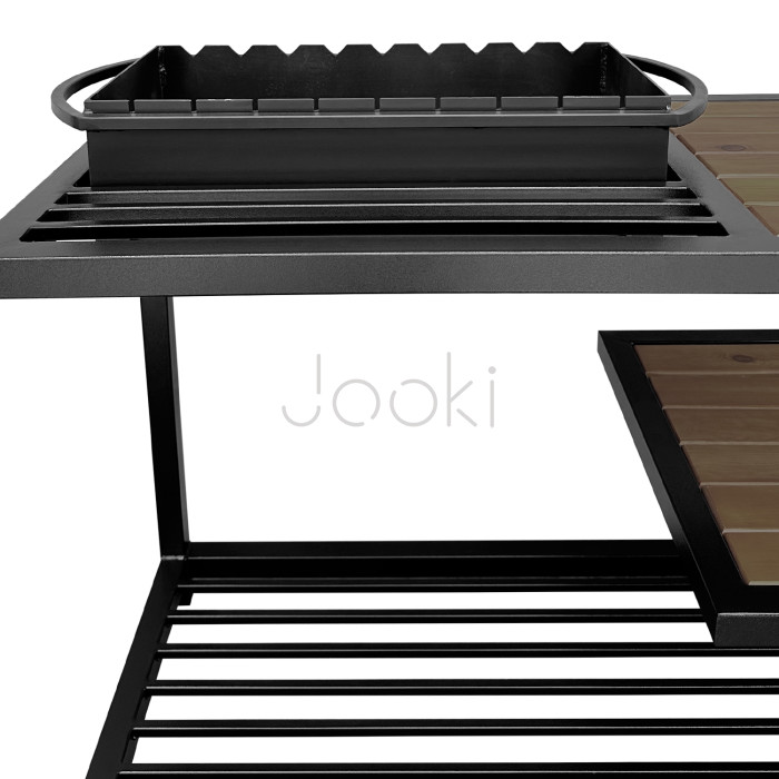 Мангал Jooki Один на 9 шампуров 4мм в стиле LOFT