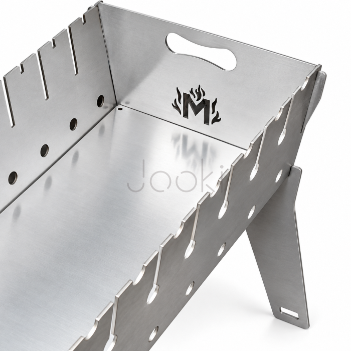 Разборный мангал Jooki Феникс из нержавеющей стали на 10 шампуров 3мм