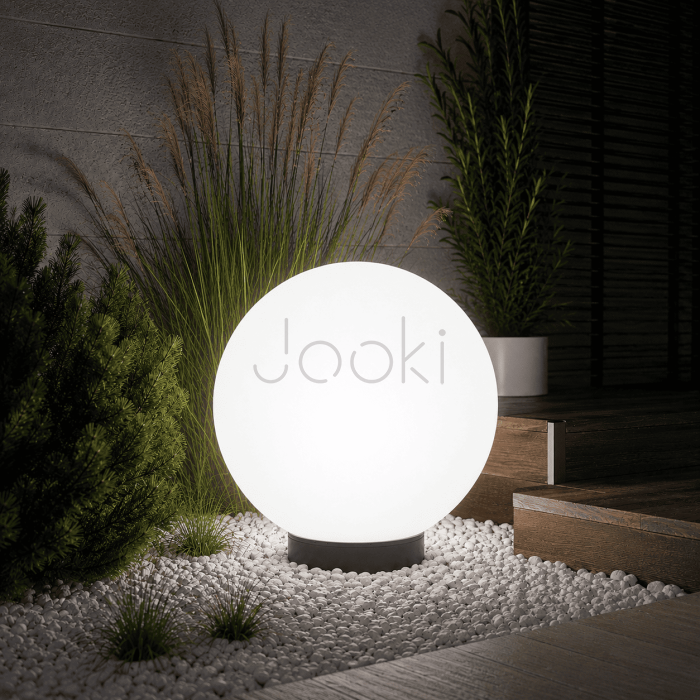 Садовий скляний світильник-куля Lumiled Lumikula2 40 см E27 IP65 — від мережі, захищений від води та пилу
