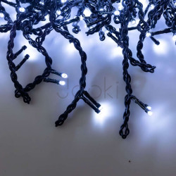 Уличная гирлянда бахрома 50 (м) 810 led светодиодов наружная белая черный провод Практическое решение Jooki