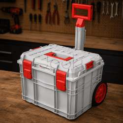 силенный мобильный сундук для инструментов Kistenberg C Block Pro Trolley 40" на колесах 450x380x380 мм + ручка