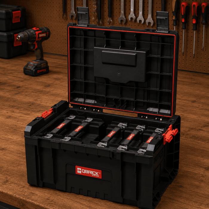 Ящики для инструментов Qbrick System PRO Toolbox + 5 органайзеров MULTI 11″